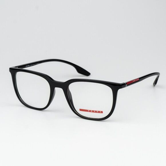 Prada Linea Rossa Women Eyeglasses Black Square Men PS01OV 1AB1O1 BRAND NEW main image 5